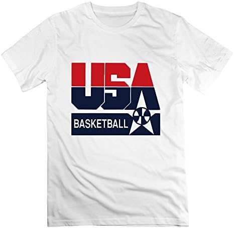 Men's Usa Basketball Logo T-shirts White