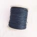 MonkeyJack 4 Rolls 80 Meters 1mm Waxed Cotton Cords Thread for DIY Bracelet Jewelry Making Blue
