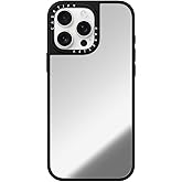 CASETiFY Mirror iPhone 16 Pro Max Case [Reflective / 4.9ft Drop Protection/Compatible with Magsafe] - Silver On Black
