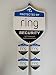 Ring Security Yard Sign with 4 Outside Window Stickers.