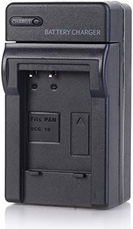 DMW-BCG10 Battery Charger for PANASONIC Lumix DMC-ZS1 ZS3 ZS5 ZS6 ZS7 ZS8 ZS10 ZS15 ZS19 DMC-ZS20 ZR1 DMC-ZR3 DMC-ZX3 DMC-TZ6 DMC-TZ7 DMC-ZS1S DMC-ZS3 DMC-TZ6 DMC-TZ7 DMC-TZ8 DMC-TZ10 TZ20 DMC-TZ30.