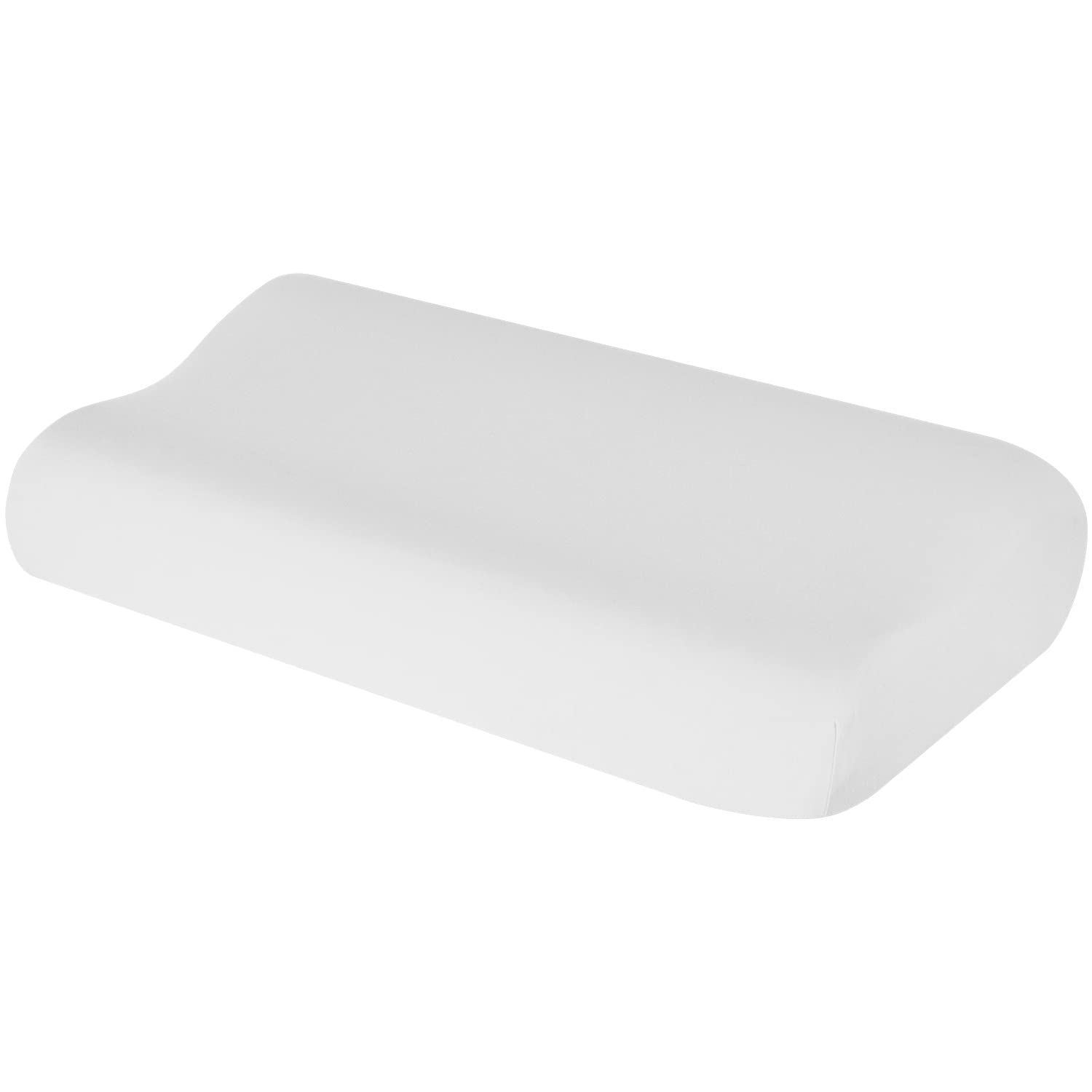 Theonoi Cushion Cover for Neck Pillow, Health Pillow, Cervical Roller, Cotton, 35 x 60 to 45 x 75 cm (White 109)