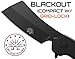 Off-Grid Blackout Compact 7777891271 Folding Tini Coated Cleaver Knife, Black