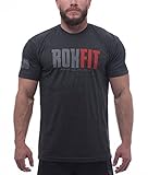 Men's Block Logo Shirt with American Flag