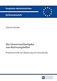 Image de Die Gemeinwohlaufgabe von Rechnungshöfen: Finanzkontrolle von Regierung und Verwaltung (Europäische Hochschulschriften / European University Studies