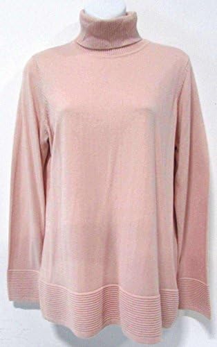 Conrad C Turtleneck Sweater Blush Pink Size L