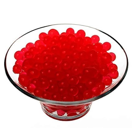 Trimming Shop 5g Red Water Balls For Plant Vase Filler Decoration