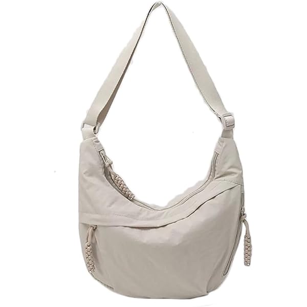 Amazon.com: Nylon Crescent Crossbody Bag, Crescent Shoulder