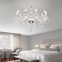 Baotree LIUMANG Modern Elegant 10 Lights K9 Crystal