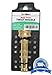 Heavy Duty Garden Hose Twist Nozzle, Proven Classic Design, Solid Brass Adjustable Power Sprayer That's Built to Last, Best for: Car Wash,Watering Flowers,Lawn, Organic Gardens, Expanding Hose