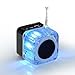 FM Radio,soled TT-028 MP3 Mini Digital Portable Music Player Memory Card USB FM Radio with Digital Display Screen Black