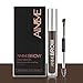 FOXCESD Eyebrow Gel Waterproof, 24 Hours Long Lasting for Eyebrow Makeup (Black/Brown)