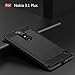 Sucnakp for Nokia 3.1 Plus Case(US Version) TPU Shock Absorption Cell Phone Cases Technology Raised Bezels Protective Cover for Nokia 3.1+ Case（Black）