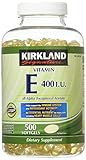 Kirkland Signatureâ„¢ Vitamin E 400 Iu, 500 Softgels