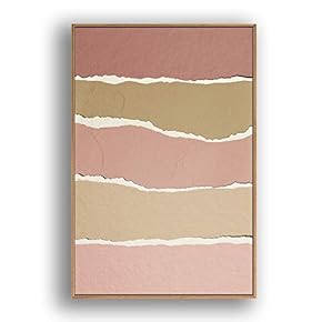 Framed Abstract for Living Room Bedroom Color Block for