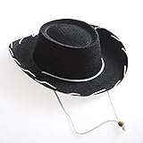 Children's Black Felt Cowboy Hat