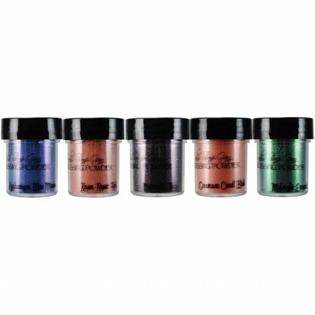Lindys Stamp Gang EP-SET-12 Lindys Stamp Gang 2-Tone Embossing Powder .5oz 5-Pkg-Victorian Bouquet