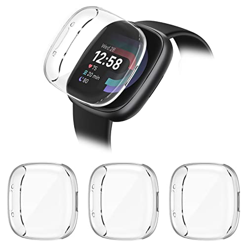 Fitbit Sense Fitbit Versa Case Amazon KIMILAR 3-Pack Screen
