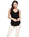 Zeagoo Women Chiffon Sleeveless Blouse Loose Solid Color V-neck Tank Top