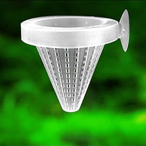 MEI 10pcs Acquario Rosso Alimentatore coneLive salamoia gamberetti Cibo per Pesci MEI MEI 10pcs Acquario Rosso Alimentatore coneLive salamoia gamberetti Cibo per Pesci