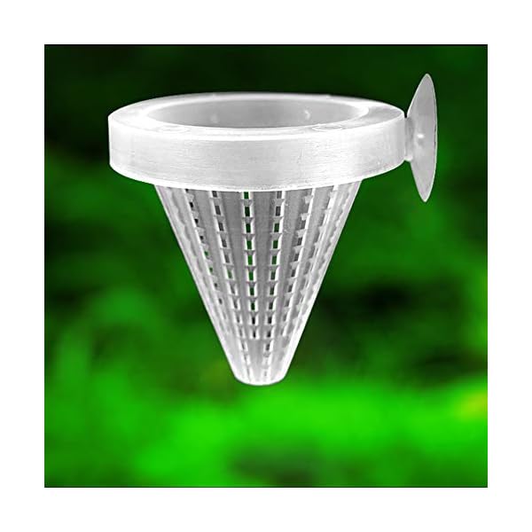 MEI 10pcs Acquario Rosso Alimentatore coneLive salamoia gamberetti Cibo per Pesci MEI MEI 10pcs Acquario Rosso Alimentatore coneLive salamoia gamberetti Cibo per Pesci