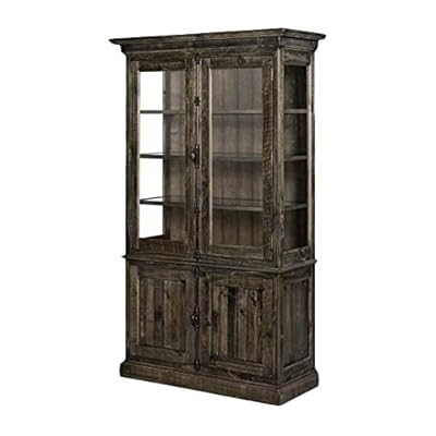 Magnussen Bellamy Wood China Cabinet, Pine – Elegant Display