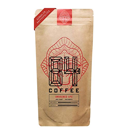 84 Coffee - Vietnamesischer Kaffee - Awakened Ape - Dunkel geröstet - 100% Robusta -fairer & direkter Handel - frisch…