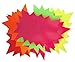 Neon Starbursts Cut-Outs - Perfect for School-Boards, Offices, Memos, Arts and Crafts and More! (2 Pack)