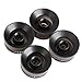 4pcs Speed Control Knobs with Skull Logo Black for Gibson Les Paul Replacement