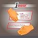 1st Choice Industrial 8 Mil Premium Orange Nitrile Gloves, Latex Free, Powder Free, Raised Diamond Texture, Disposable, Non-Sterile, Size XLarge, Case of 400, 1PONXL