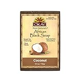 OKAY| African Black Soap Coconut| Cleanses And