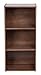 IRIS USA TSB-DB 3-Tier Basic Wood Bookcase Storage Shelf, Brown