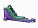 15-Foot Purple Marble Inflatable Water Slide, Wet or Dry, Commercial Grade, 1.5 HP Blower and Stakes Included