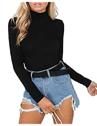 Body de manga larga para dama, diseño de rayas, cuello redondo