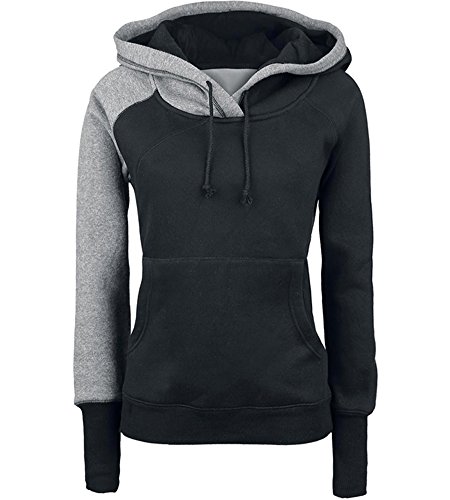 Dressation Women's Casual Style Fleece Pullover Hoodie