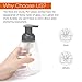 Foaming Soap Dispensers Pump Bottle (3-Pack) ULG 10oz / 300ml Empty Oval Foam Bottles Liquid Hand Soap Containers BPA Free Plastic for Bathroom Kitchen Countertop Gray