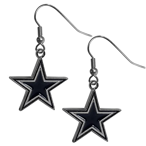 Siskiyou Sports NFL Dallas Cowboys Dangle Earrings Women's, One Size, Team Colo…