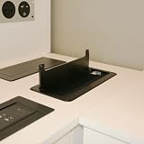 ZESHAN Table Power Socket Box UK Plug USB HDMI VGA Telephone Internet Black view 9