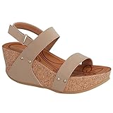 Women Summer Casual Strap Gladiator Wedge Heel Sandal Slipper Shoes