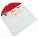 Homecube Chair Back Cover, Christmas Snowman Santa Claus and Santa Deer Chair Back Covers for Dining Room Home Holiday Party, Family Composition,Set of 3