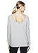 Gaiam Women's Long Sleeve Graphic Yoga T Shirt - Activewear Top w/Open Back