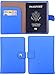 Travelambo RFID Blocking Leather Passport Holder Wallet Cover Case Wing Pocket 7 Colors