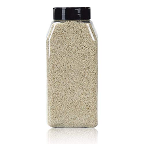 Castle Foods | WHITE SESAME SEEDS HULLED, 16 oz Premium Restaurant Quality