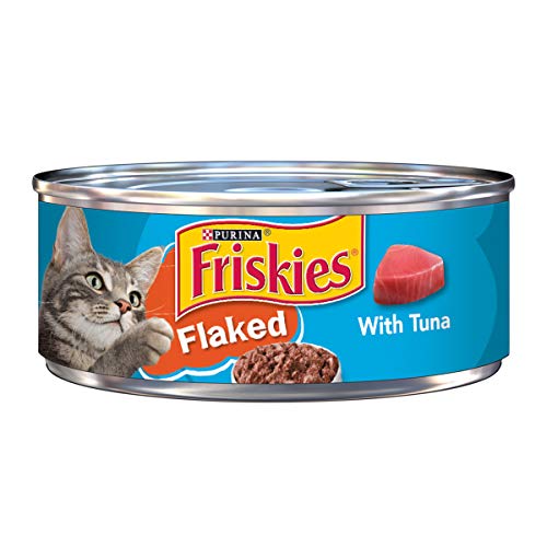 Purina Friskies Wet Cat Food, Flaked With Tuna - (24) 5.5 oz. Cans