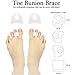 Toe Separators Bunion Corrector TWOCAREONE - Toes Support Spacers Care For Hammertoe Valgus - Orthopedic Foot Relief Sleeve With Cushion For Bunionette Bunions - Stretcher Correct Treatment