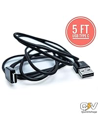 2 Pack Adaptive Fast Charger 5 ft Type C (Wall Charger+Type C USB Cable) Compatible with Samsung Galaxy S8  S8+  S9  s9+  S10e  S10  S10+  Note8  Note 9  LG G8 (Black)