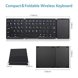 Foldable Bluetooth Keyboard with