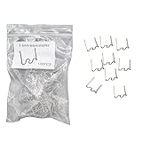 Ocamo Pre Cut Inside Corner Staples 0.8mm/0.6mm Plastic Stapler Repair Welders 100PCs
