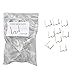 Ocamo Pre Cut Inside Corner Staples 0.8mm/0.6mm Plastic Stapler Repair Welders 100PCs