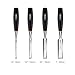 Tacklife Wood Chisel Set, HWC1A Woodworking Chisels with Soft Grip Handle for Carving, 4-Piece